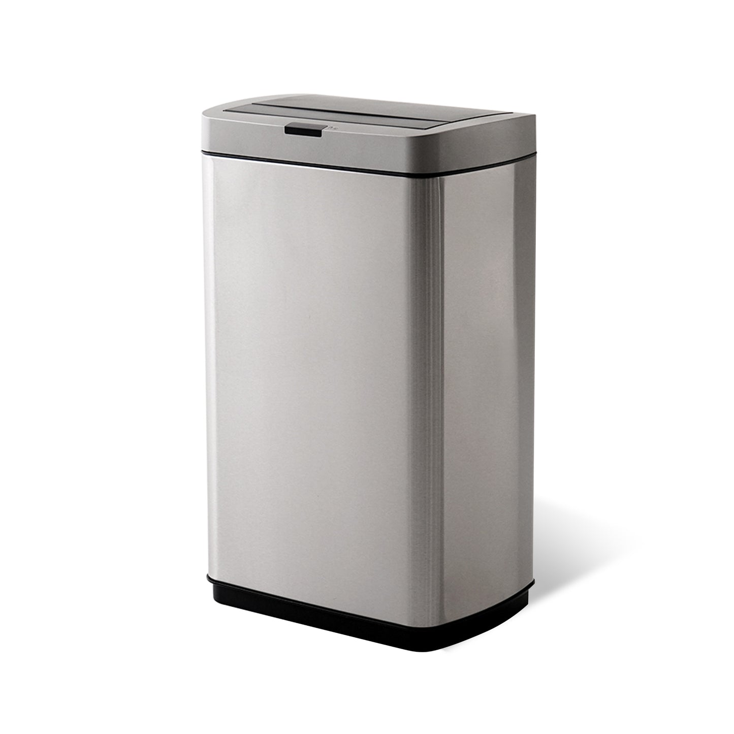 Innovaze 13 Gallon Stainless Steel Motion Sensor Trash Can with Butterfly Lid for Kitchen, Includes 26 Trash Bags, Silver