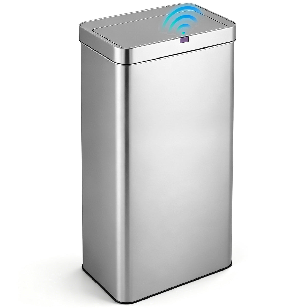 Innovaze 21 Gallon / 80 Liter Stainless Steel Touchless Motion Sensor Trash Can for Kitchen, Silver